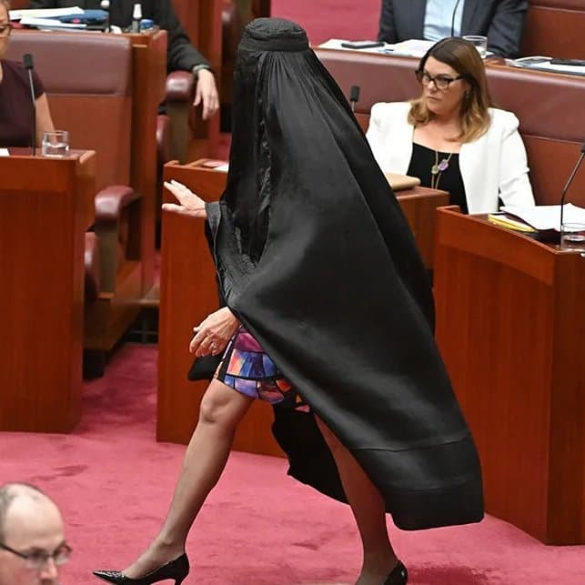 Will Pauline Hanson wear a burqa again in 2026?